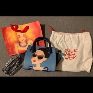 Youk shim won small crossbody bag NWT